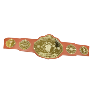 Ceinture de champion de lutte incontestée, design doré premium, cuir marron, édition collector - Product Image 6
