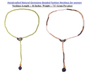 Collar Minimalista en Forma de Y con Cuentas, Chapado en Oro de 18K, Hecho a Mano, para Mujer, Regalo de Boda, Joyería para Playa y Fiesta - Product Image 6