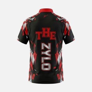 Camisetas de Dardos Personalizadas al por Mayor |   Camiseta Deportiva de Malla con Estampado Sublimado, Camiseta con Cremallera para Hombre, Secado Rápido, Transpirable, Unisex, OEM - Product Image 6