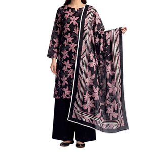 Produit tendance : Costume en tissu imprimé numérique pour femmes, nouveaux modèles pakistanais Shalwar Kameez pour occasions formelles et décontractées - Product Image 1