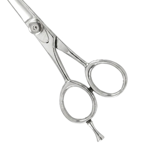 Ciseaux à effiler professionnels en acier inoxydable à lame tranchante, plaqué or rose 18 carats, avec manche ergonomique en céramique, pour droitiers, destinés aux coiffeurs - Product Image 5