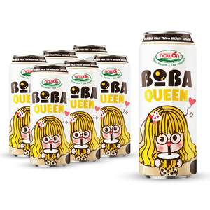 Thé au lait à bulles saveur Matcha en conserve 500ml meilleure qualité NAWON au Vietnam fabricant OEM bas quantité minimale de commande échantillon gratuit tendance chaude - Product Image 3