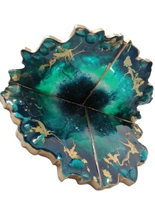 <b>Japanese</b> <b>Tea</b> Set Modern Epoxy Resin Cedar Wood Insulation Pad Coasters <b>Cup</b> Resin Coaster at Wholesale Prices - Product Image 5