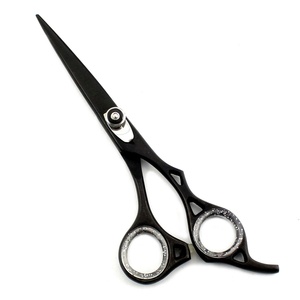 Kit Profesional de Peluquería y Barbería para Corte de Cabello, de Alta Calidad, en Acero Inoxidable Negro y Cerámica, para Diestros, con 32 Dientes de Entresacado - Product Image 4