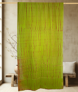 Rideau imprimé tie-dye teint à la main en coton naturel, style bohème, pour appartement, villa, chambre d'hôtes, exportateur en gros Inde - Product Image 1