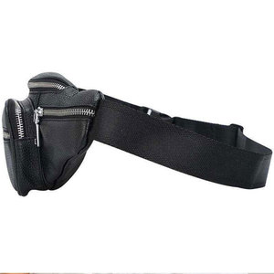 Sac banane unisexe en nylon Econex Sports avec sangle arquée détachable, fermeture éclair, étanche, souple, pochette de chasse 20-36L, minimaliste - Product Image 2