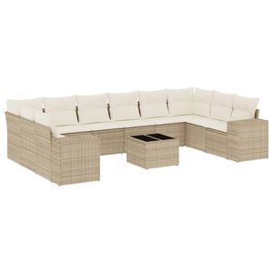 Set Divano da Giardino Beige e Bianco Crema - Product Image 2