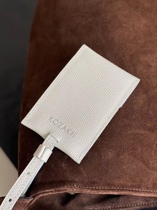 Étiquettes de bagages en cuir gravées sur mesure, accessoires de voyage en cuir véritable personnalisés en gros, fabricant LTG-0364 - Product Image 4