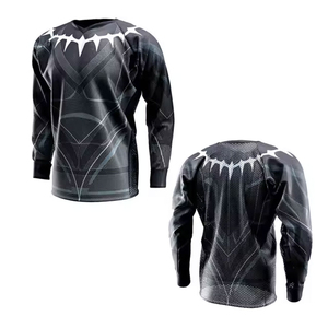 <b>Paintball</b> Jersey Long Sleeve Black Gray Geometric Design Outdoor Shooting Game Apparel Polyester Material - Product Image 3