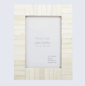 High-Quality Bone Photo Frame Durable and Stylish <b>for</b> Any Room <b>for</b> <b>Sale</b> From India - Product Image 4