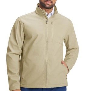 Chaqueta Softshell Personalizada de Alta Calidad, Impermeable, para Campamento, Senderismo, Resistente al Viento, Transpirable, con Bolsillos con Cremallera, para Hombre - Product Image 1