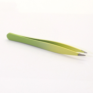 Pinzas para Cejas de Acero Inoxidable, Pinzas para Pestañas con Punta Inclinada, Marca Privada Personalizada - Product Image 3