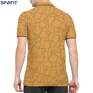 Ventes chaudes - Hauts de golf pour hommes - Polo personnalisé - 100% polyester - Nouveau style - Séchage rapide - Impression sublimée - Vêtements de sport - Polos - Product Image 3