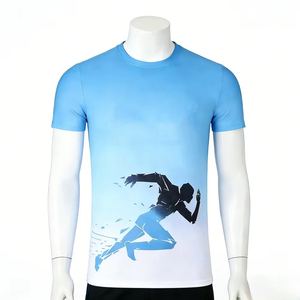 Maillot de cyclisme pour homme à logo personnalisé, manches courtes, respirant, extensible - Product Image 3