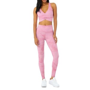 Custom Mid-Waisted <b>Yoga</b> <b>Pants</b> for Women Solid Winter Gym Fitness Leggings with Elastic Waist Water Resistant <b>Plus</b> <b>Size</b> Set - Product Image 3