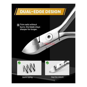 กรรไกรตัดเล็บ กรรไกรตัดเล็บสำหรับผู้ชาย ผู้หญิง ผู้สูงอายุ กรรไกรตัดเล็บสำหรับเล็บหนา กรรไกรตัดเล็บคมกริบ - Product Image 2