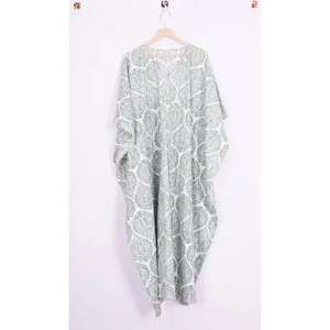 Ethinic Craft Hub - Traje de Baño Estilo Marroquí para Adultos, Estampado Azul Índigo, para el Verano, para la Playa o la Piscina - Product Image 4