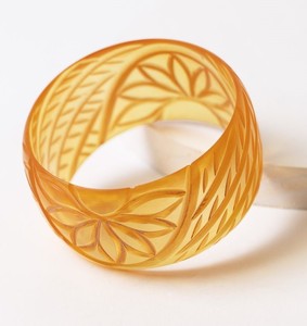 Vintage Carved Epoxy Resin Bangle <b>Stack</b> With Premium Quality for Women Daily Wear Party Festive Luxury Fashion Jewelry <b>Bracelet</b> - Product Image 1