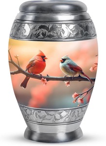 Urne funéraire artisanale ovale en laiton de style bohème pour cendres humaines, grande taille pour adultes - MOON STAR EXPORTS - Product Image 3