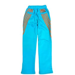 กางเกงวิ่งขาตรงสำหรับผู้ชายกางเกงโอเวอร์ไซส์ผ้าคอตตอนทรงหลวมพิมพ์ลาย - Product Image 1