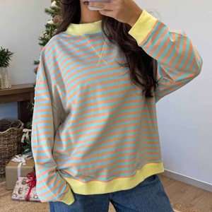 United States Custom Women Oversized <b>Mock</b> <b>Neck</b> Sweatshirt Cotton Fleece Embroidery Chenille Patch Letter College Pullover Appare - Product Image 4