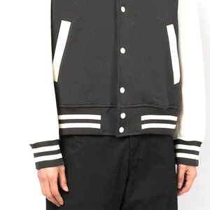 Chaqueta Universitaria de Béisbol Bordada Personalizada, Chaqueta Bomber de Lana con Letras, Abrigo para Equipo Universitario, Fabricante OEM ODM, Venta al Por Mayor - Product Image 6
