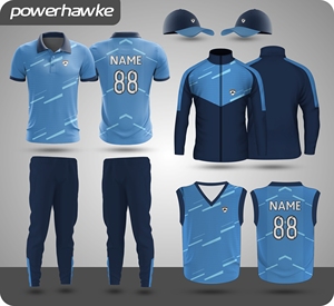 Conjunto de uniforme de cricket de alta calidad, camiseta de jersey con cuello y pantalones cómodos con personalización - Product Image 5