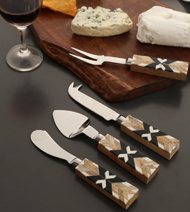 <b>Kitchen</b> Cooking <b>Tools</b> Stainless Steel Cheese Set Cheese <b>Gadgets</b> Set Resin Handle Home <b>Kitchen</b> Gold Cheese Knife Set - Product Image 5