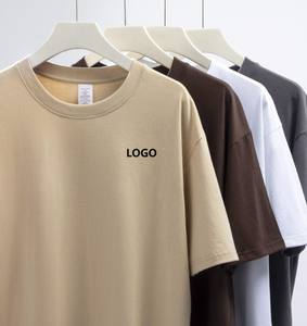 T-shirt pour homme à manches courtes, col rond, coupe ajustée, 100% coton, avec impression de logo personnalisé en relief, impression sérigraphique, séchage rapide - Product Image 3