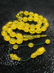 Chaîne de prière musulmane tendance en perles acryliques et résine de haute qualité, Misbaha islamique de luxe, cadeau élégant fait main - Product Image 1