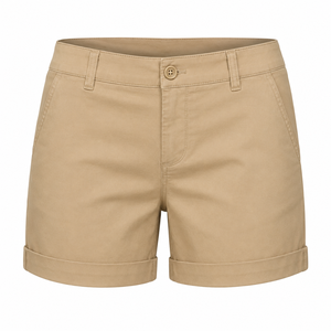 Shorts Casuales para Mujer, 100% Algodón, Secado Rápido, Antiarrugas, Color Personalizado, Logotipo Estampado en Serigrafía, Gran Venta - Product Image 1