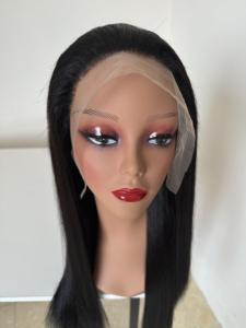 Pelucas Cabello humano virgen natural con encaje frontal, transparente HD 360 Pelucas de encaje completo para mujeres negras Estilo de longitud larga 12-30 pulgadas - Product Image 5