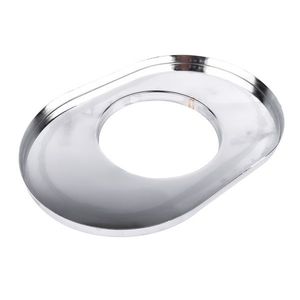 12\" Oval Super Flow Thru Air Filter Washable for SBC Chevy & for Ford 5 1/8 Carb Neck 4 Barrel - Product Image 6