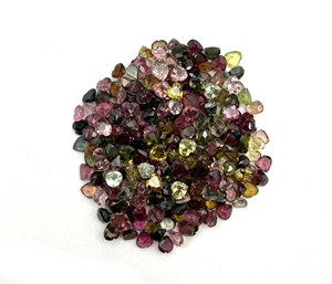 Turmalina Natural Multicolor Corte Corazón, Gema Suelta de 4.50 MM y 6 CT, Certificada por IGI para Joyería - Product Image 4
