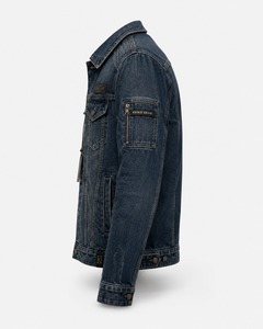 Veste en jean pour homme de haute qualité, tissu en denim de coton, vêtement d'extérieur élégant et décontracté, coupe confortable pour un usage quotidien et la mode urbaine - Product Image 5