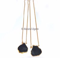 Collier de pierres de guérison indiennes les plus tendance Bijoux de mode Colliers Collier de pierres de quartz en cristal