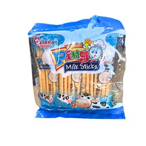 Mayorista OEM/ODM Fabricante Pingo Milk Stick Galletas 186G Bolsita Bolsa Azul - Product Image 2