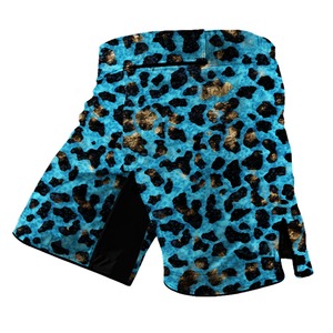 Pantalones Cortos de Kick Boxing y MMA para Hombre, Hechos a Medida, de Poliéster, con Abertura Lateral, Estampado por Sublimación, Corte Largo - Product Image 3