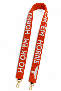 Sacs à main perlés faits à la main, couleurs orange et blanc, pour le jour du match, avec sangles, logo et taille personnalisables, accessoire de mode pour étudiantes - Vente chaude - Product Image 4