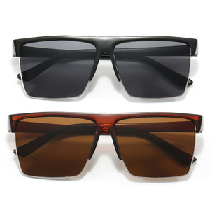 Half <b>Frame</b> square Sunglasses New High Quality UV400 <b>Plastic</b> Vintage Shades Women Men Designer Sunglasses Outdoor Driving Glasses - Product Image 3
