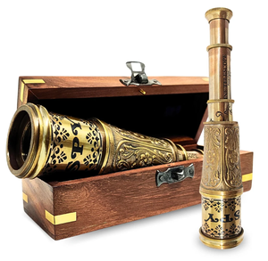 Telescopio Digital London Brass con Prisma Porro, Completamente Multicapa, Enfoque Central, Iluminación Dorada para Astronomía - Regalo de Cumpleaños Único - Product Image 6
