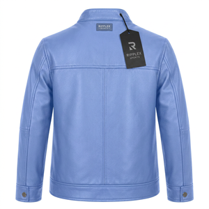 Chaqueta de cuero clásica y elegante para niños, con materiales suaves, ajuste seguro, comodidad duradera y estilo atemporal para cada ocasión. - Product Image 2