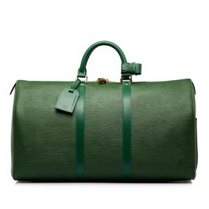 Unisex <b>Leather</b> Duffle <b>Bag</b> 20-35L Zipper Closure Weekender Travel <b>Bag</b> Black <b>Soft</b> Handle Durable Style - Product Image 4