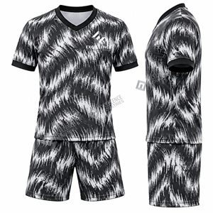 ชุดทีมฟุตบอลแบบกำหนดเอง เสื้อฟุตบอลแห้งเร็ว ระบายอากาศได้ดี ชุดกีฬาสำหรับผู้ชาย ผู้หญิง และเด็ก - Product Image 6
