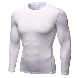 Men's Black <b>Long</b> <b>Sleeve</b> <b>Compression</b> <b>Shirt</b> & Pants Set Crew Neck Full Length Quick Dry Sporty Fit Lightweight Spandex Polyester - Product Image 3