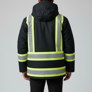 Waterproof Reflective Safety <b>Jacket</b> with Reflective Strips for Industrial Construction and Factory <b>Workers</b> - Product Image 3