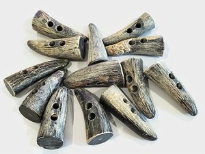 Handmade Polished Natural Buffalo Horn <b>Toggles</b> Eco-Friendly Animal Style Coat & Garment Fasteners High Quality - Product Image 6