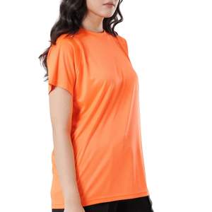 T-shirt personnalisé pour femme, manches courtes, coton lourd, 100% coton, impression personnalisée de haute qualité, OEM, vente en gros - Product Image 2