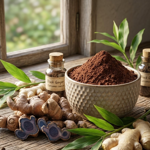 Poudre d'extrait naturel de Kaempferia Parviflora – Gingembre noir déshydraté de qualité supérieure pour applications nutraceutiques, alimentaires et fonctionnelles à base de plantes - Product Image 3