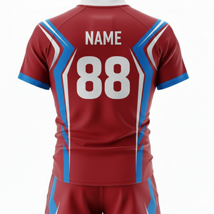 Uniforme de Rugby Sublimado Personalizado, Tela de Malla de Secado Rápido y Transpirable, Ropa Deportiva Unisex para Adultos, Nombre y Logotipo Personalizados - Product Image 5